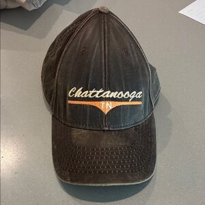 Chattanooga TN Black Cap Hat